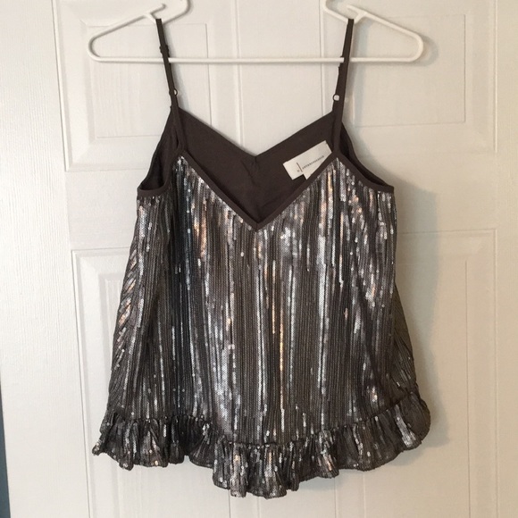 Amelia Sequinned Beaded Cami by Anthropologie - Picture 1 of 8